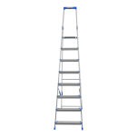 Drabina jednostronna 8 stopniowa aluminiowa Wide Step LEMAR 020208 - 9