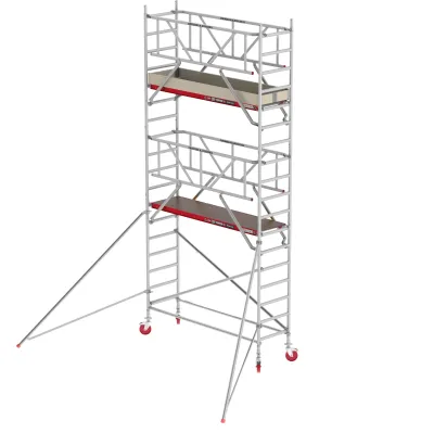 Rusztowania aluminiowe Altrex 4100-S PLUS NOWA NORMA-0,90x1,85- wys.robocza:6,20m, wys.podestu:4,20m