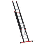 Drabina rozstawno przystawna 2x8 stopni aluminiowa Mounter ALTREX 122408 - 2