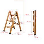 Drabina domowa 3 stopniowa aluminiowa Slim Space-X LEMAR 041303 - 2