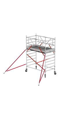 Rusztowania aluminiowe Altrex 5200 NOWA NORMA-1,35x3,05- wys.robocza:4,20m, wys.podestu:2,20m