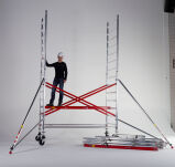 Rusztowania aluminiowe Altrex 4200-S NOWA NORMA-1,35x2,45- wys.robocza:11,20m, wys.podestu:9,20m - 4