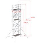 Rozbudowa rusztowania Altrex 3400 Moduł +3 do wys.robocza:7,80m, wys.podestu:5,80m - 3