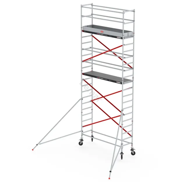 Rusztowania aluminiowe Altrex 5100 PLUS-0,90x1,85- wys.robocza:7,20m, wys.podestu:5,20m