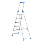 Drabina jednostronna 6 stopniowa aluminiowa Wide Step LEMAR 020206 - 4