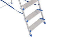 Drabina jednostronna 6 stopniowa aluminiowa Wide Step LEMAR 020206 - 17