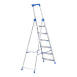 Drabina jednostronna 6 stopniowa aluminiowa Wide Step LEMAR 020206 - 6