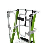 Drabina magazynowa 6 stopniowa z włókna szklanego Safety Cage Little Giant 19706EN - 14