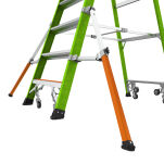 Drabina magazynowa 6 stopniowa z włókna szklanego Safety Cage Little Giant 19706EN - 19