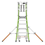 Drabina magazynowa 6 stopniowa z włókna szklanego Safety Cage Little Giant 19706EN - 5