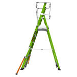 Drabina magazynowa 6 stopniowa z włókna szklanego Safety Cage Little Giant 19706EN - 7