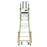 Drabina magazynowa 6 stopniowa z włókna szklanego Safety Cage Little Giant 19706EN - 9