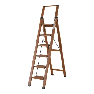 Drabina domowa 6 stopniowa aluminiowa Slim Space LEMAR 031306