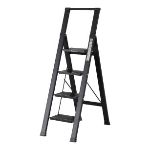 Drabina domowa 4 stopniowa aluminiowa Slim Space LEMAR 031104