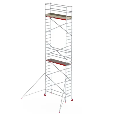 Rusztowania aluminiowe Altrex 4100-0,75x1,85- wys.robocza:9,20m, wys.podestu:7,20m