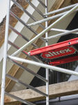 Rusztowania aluminiowe Altrex 4200-1,35x2,45- wys.robocza:11,20m, wys.podestu:9,20m - 18