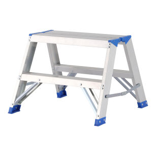 Drabina dwustronna 2 stopniowa aluminiowa Big Step LEMAR 023102