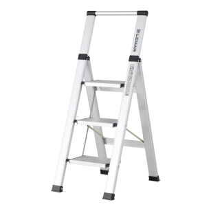Drabina domowa 3 stopniowa aluminiowa Slim Space LEMAR 030103