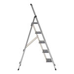 Drabina domowa 5 stopniowa aluminiowa Slim Space LEMAR 030205 - 7