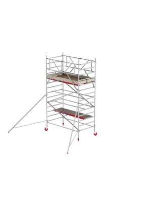 Rusztowania aluminiowe Altrex 4200 NOWA NORMA-1,35x2,45- wys.robocza:5,20m, wys.podestu:3,20m