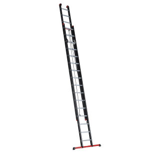 Drabina rozsuwana z linką 2x16 stopni aluminiowa Mounter ALTREX 124816
