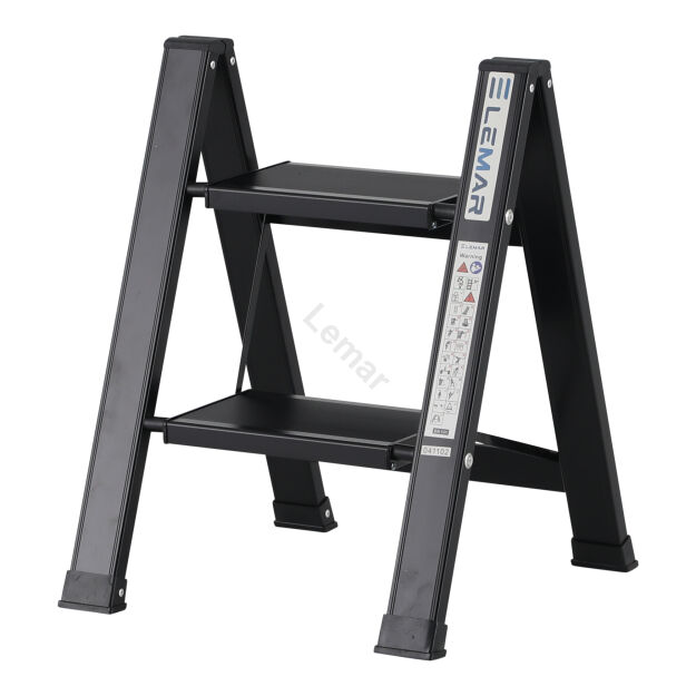 Drabina domowa 2 stopniowa aluminiowa Slim Space-X LEMAR 041102