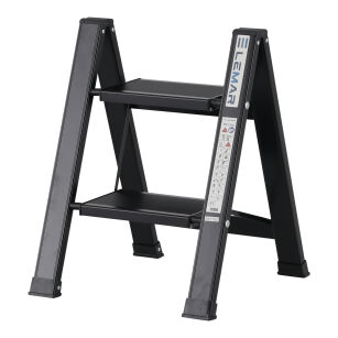 Drabina domowa 2 stopniowa aluminiowa Slim Space-X LEMAR 041102