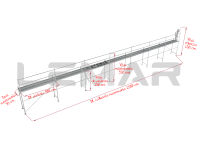 Rusztowanie elewacyjne 100m2 - podesty stalowe - 2