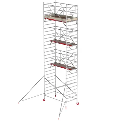 Rusztowania aluminiowe Altrex 4200-S NOWA NORMA-1,35x1,85- wys.robocza:9,20m, wys.podestu:7,20m