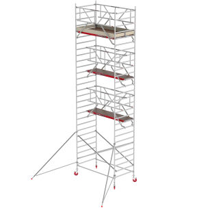Rusztowania aluminiowe Altrex 4200-S NOWA NORMA-1,35x1,85- wys.robocza:9,20m, wys.podestu:7,20m