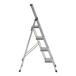 Drabina domowa 4 stopniowa aluminiowa Slim Space LEMAR 030104 - 7
