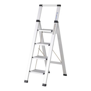 Drabina domowa 4 stopniowa aluminiowa Slim Space LEMAR 030104