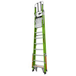 Drabina magazynowa 8 stopniowa z włókna szklanego Safety Cage Little Giant 19708EN - 9