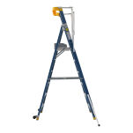 Drabina magazynowa, podest roboczy 6 stopniowa z włókna szklanego Fiber Tech Pro Gate LEMAR 013206 - 7
