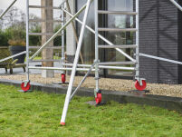 Rusztowania aluminiowe Altrex 4100-PLUS-0,90x2,45- wys.robocza:6,20m, wys.podestu:4,20m - 4