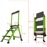 Podest roboczy 3 stopniowy z włókna szklanego Jumbo Step Little Giant 11933EN - 2