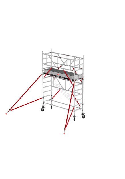 Rusztowania aluminiowe Altrex 5100-S PLUS NOWA NORMA-0,90x2,45- wys.robocza:4,20m, wys.podestu:2,20m