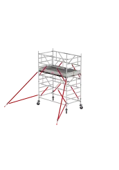 Rusztowania aluminiowe Altrex 5200-S NOWA NORMA-1,35x1,85- wys.robocza:4,20m, wys.podestu:2,20m