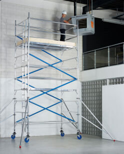 [OUTLET] Rusztowanie aluminiowe LEMAR 2000 z drabiną wejściową system BOSS