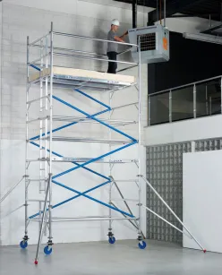 [OUTLET] Rusztowanie aluminiowe LEMAR 2000 z drabiną wejściową system BOSS