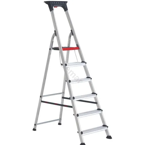 [OUTLET] Drabina jednostronna 6 stopniowa aluminiowa Double Decker ALTREX 502106