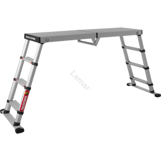 Podest roboczy teleskopowy aluminiowy Solid Line TELESTEPS 61209-601