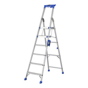 Drabina jednostronna 6 stopniowa aluminiowa Pro Step LEMAR 020306