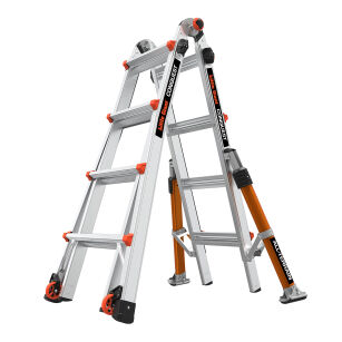 Drabina przegubowa 4x4 stopni aluminiowa Conquest Little Giant 16337EN