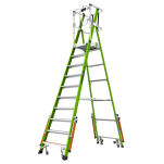 Drabina magazynowa 10 stopniowa z włókna szklanego Safety Cage Little Giant 19710EN - 3