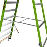 Drabina magazynowa 10 stopniowa z włókna szklanego Safety Cage Little Giant 19710EN - 16