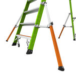 Drabina magazynowa 10 stopniowa z włókna szklanego Safety Cage Little Giant 19710EN - 17