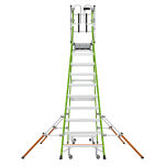 Drabina magazynowa 10 stopniowa z włókna szklanego Safety Cage Little Giant 19710EN - 6