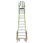 Drabina magazynowa 10 stopniowa z włókna szklanego Safety Cage Little Giant 19710EN - 8