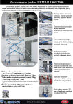 Rusztowanie aluminiowe LEMAR 1000 z drabiną wejściową - PROMOCJA - 3